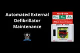Automated External Defibrillator Maintenance. An AED. The Essex-Windsor EMS log.