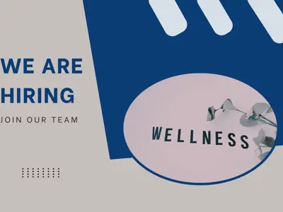 We are hiring. Join our team. Wellness.