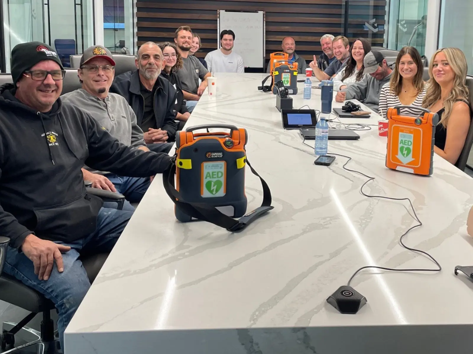 Essex-Windsor EMS offers free AED tutorials for construction companies