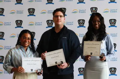 H4 staff recognized for helping save a life on May 11, 2024.