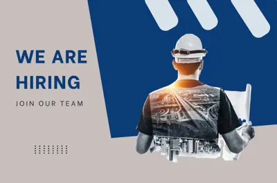 We are hiring. Join our team. A transportation planner, engineer.