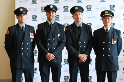 Windsor firefighters recognized for helping save a life on April 16, 2024.