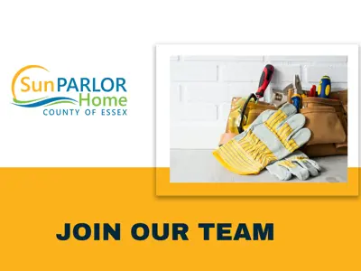 Sun Parlor Home logo. Join our team. Maintenance tools.