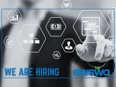 A manager. We are hiring. The EWSWA logo.