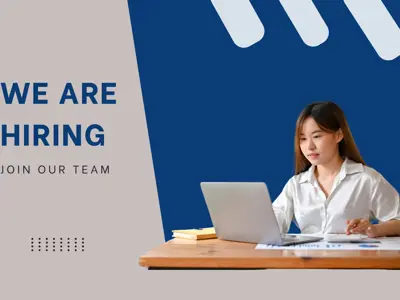 We are hiring. Join our team. A financial analyst.